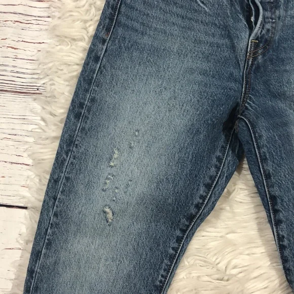 Levi's White Oak Cone Denim Wedgie Icon Foothills Button Fly High Rise Jeans - Picture 4 of 16